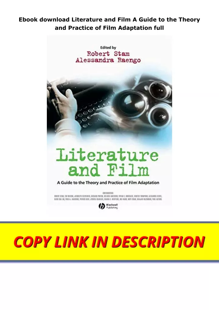 ebook download literature and film a guide
