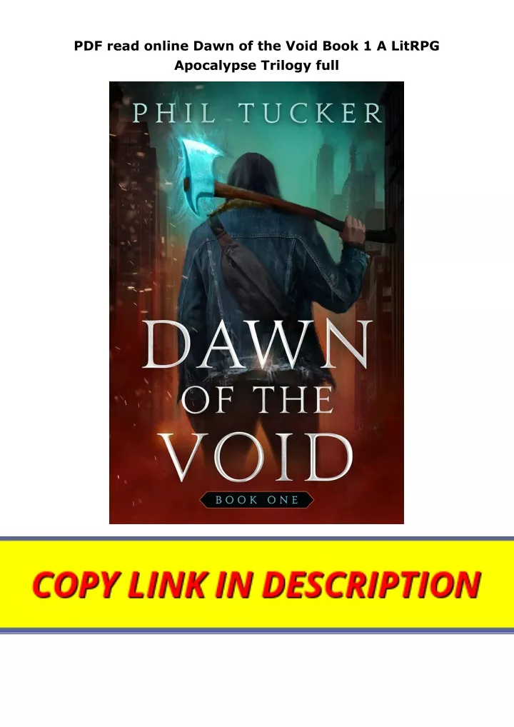 pdf read online dawn of the void book 1 a litrpg