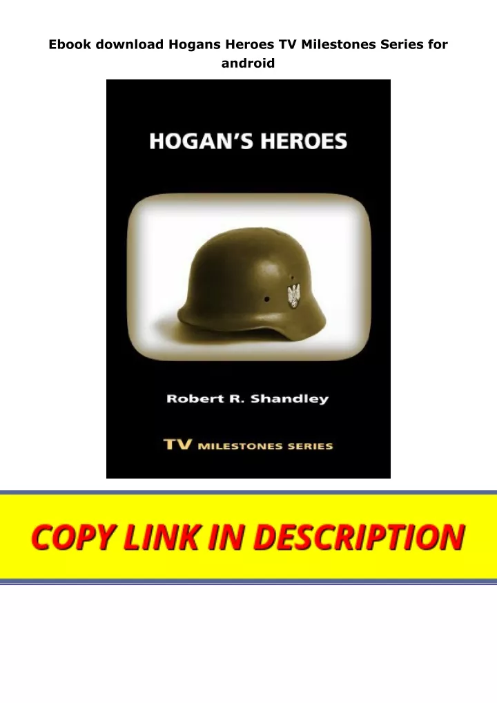 ebook download hogans heroes tv milestones series