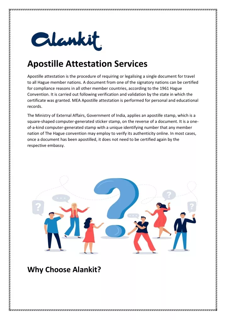 apostille attestation services