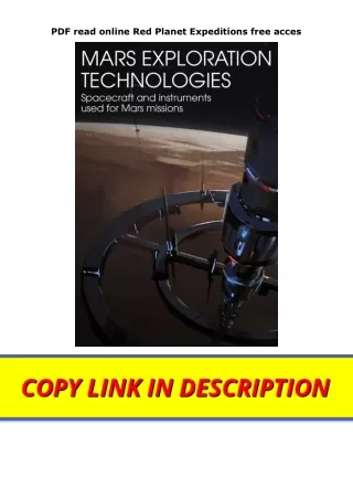 PDF read online Red Planet Expeditions free acces