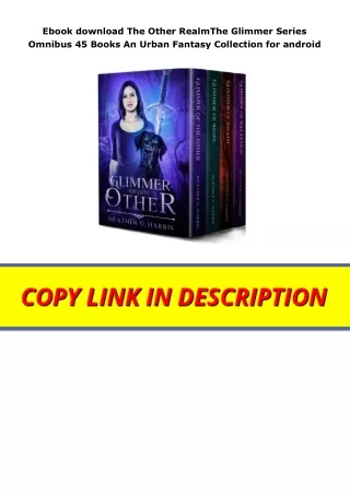 Ebook download The Other RealmThe Glimmer Series Omnibus 45 Books An Urban Fantasy Collection for android