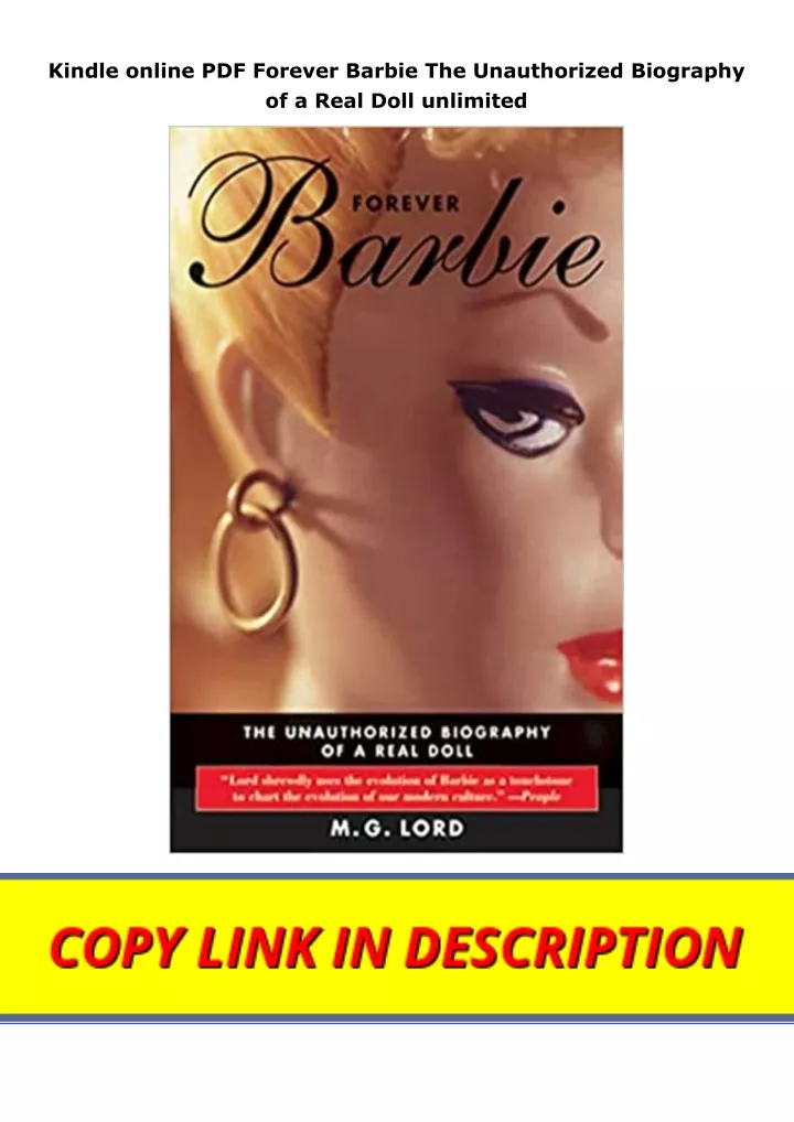 kindle online pdf forever barbie the unauthorized