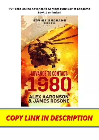 PDF read online Advance to Contact 1980 Soviet Endgame Book 1 unlimited