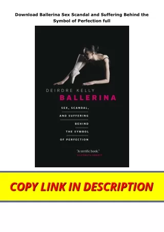 Download Ballerina Sex Scandal and Suffering Behind the Symbol of Perfection full