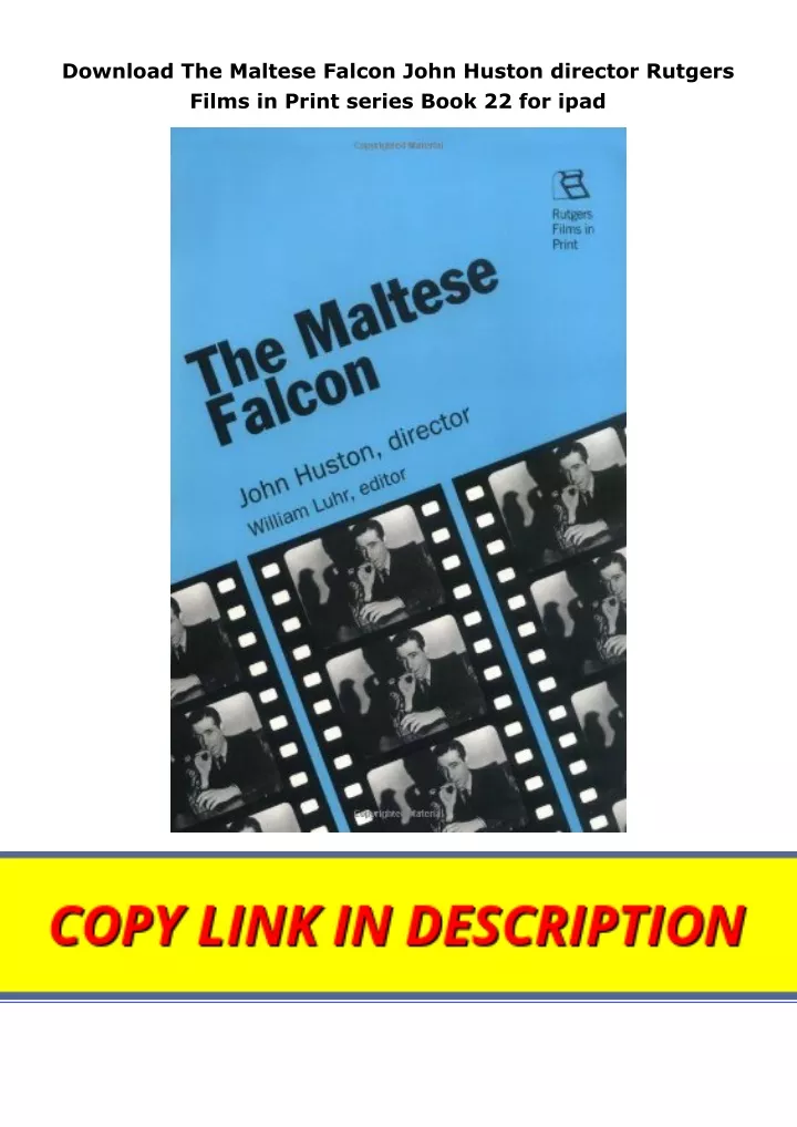 download the maltese falcon john huston director