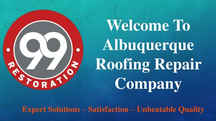 welcome to albuquerque roofing repair company