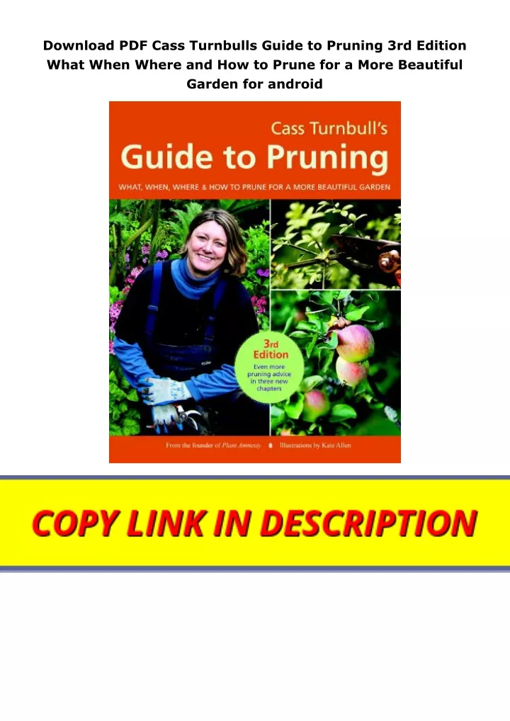 download pdf cass turnbulls guide to pruning