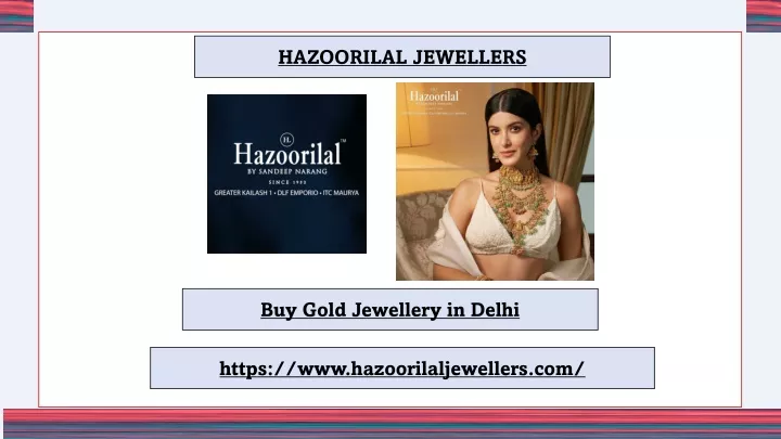 hazoorilal jewellers