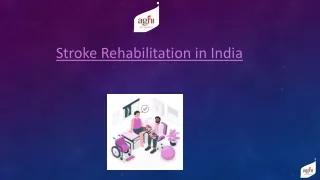 Stroke rehabilitation in india