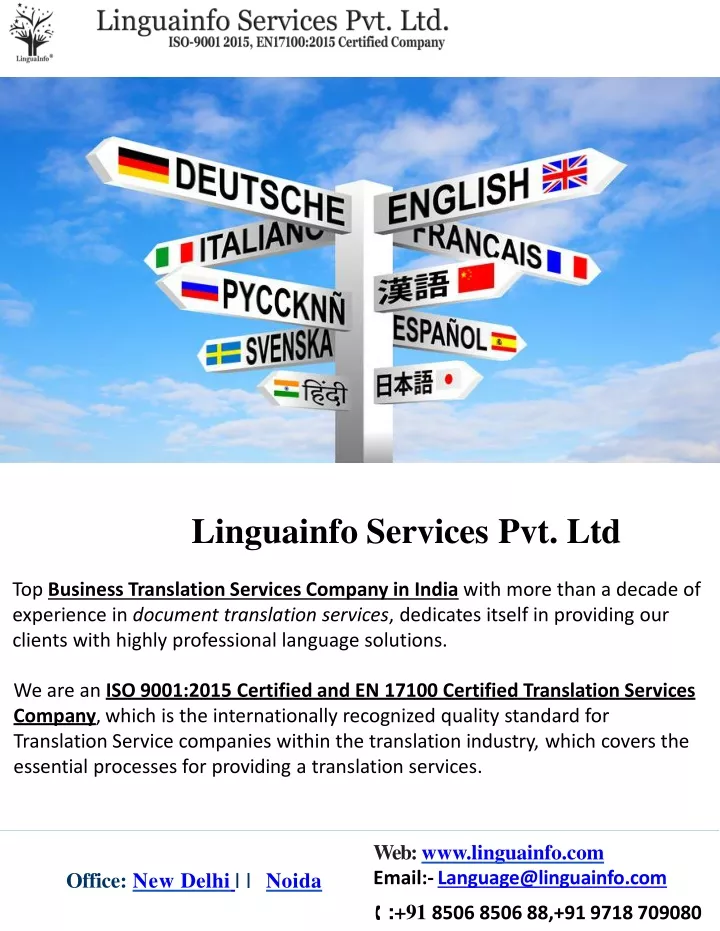 linguainfo services pvt ltd