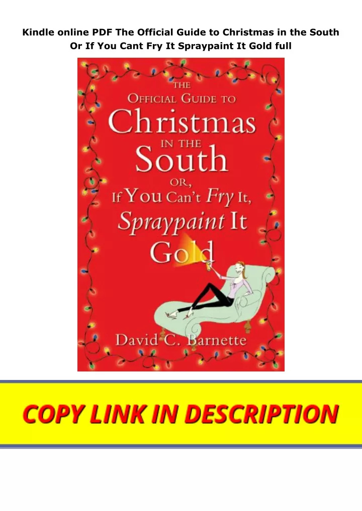 kindle online pdf the official guide to christmas