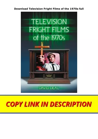 Download Television Fright Films of the 1970s full