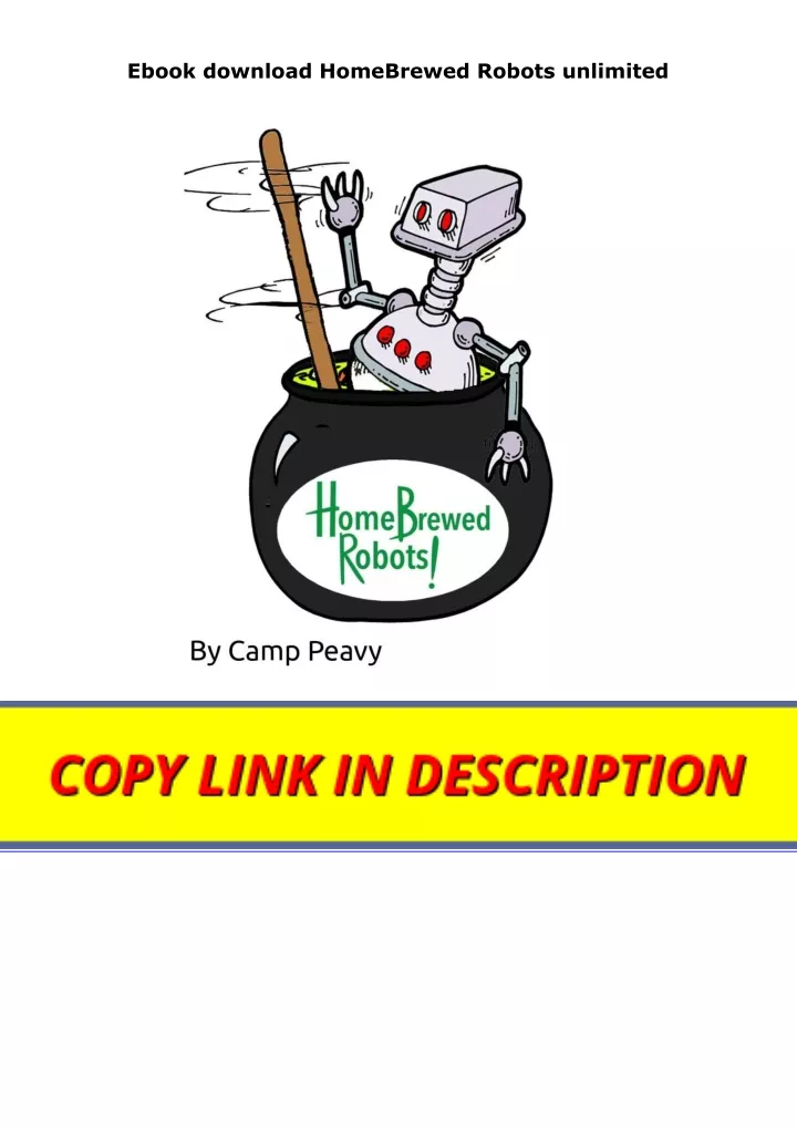 ebook download homebrewed robots unlimited