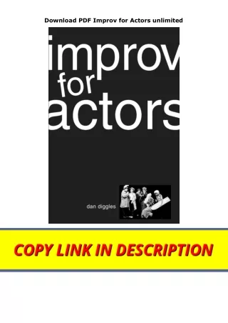 Download PDF Improv for Actors unlimited