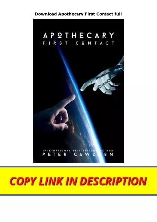 Download Apothecary First Contact full