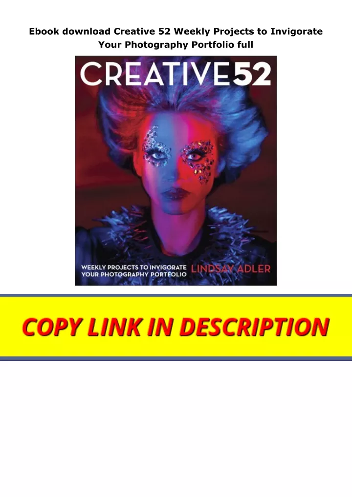 ebook download creative 52 weekly projects