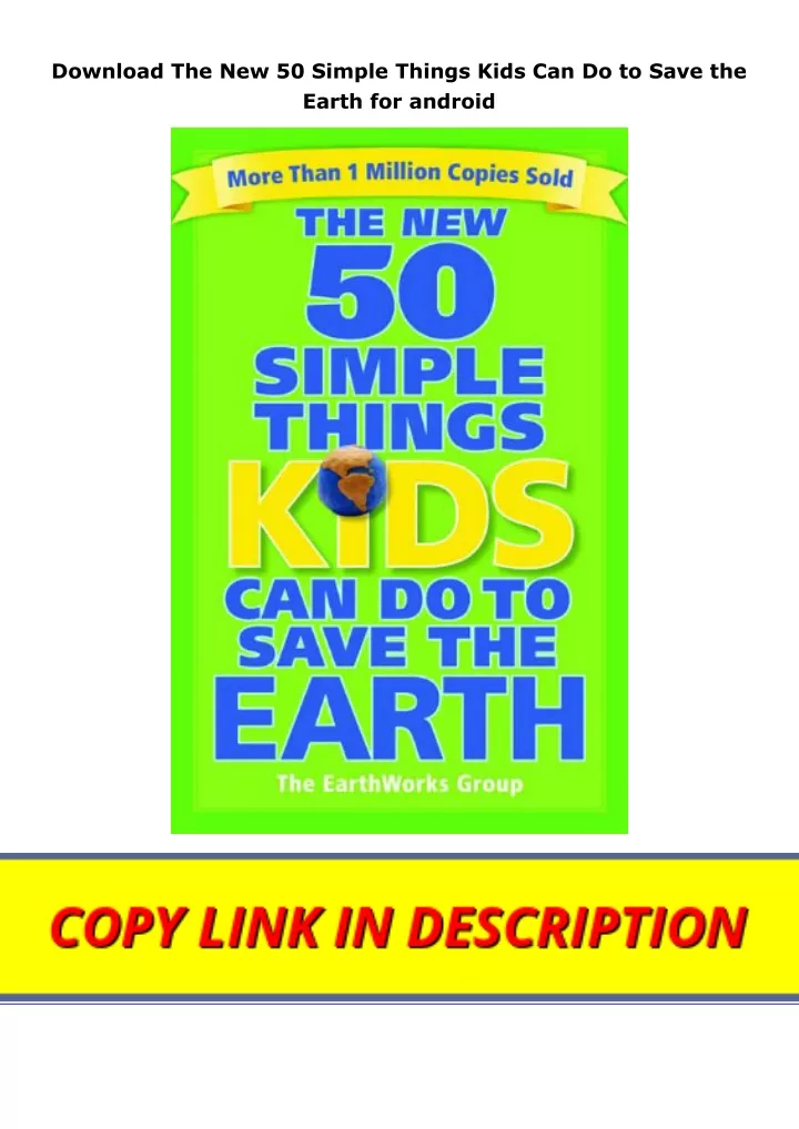 download the new 50 simple things kids