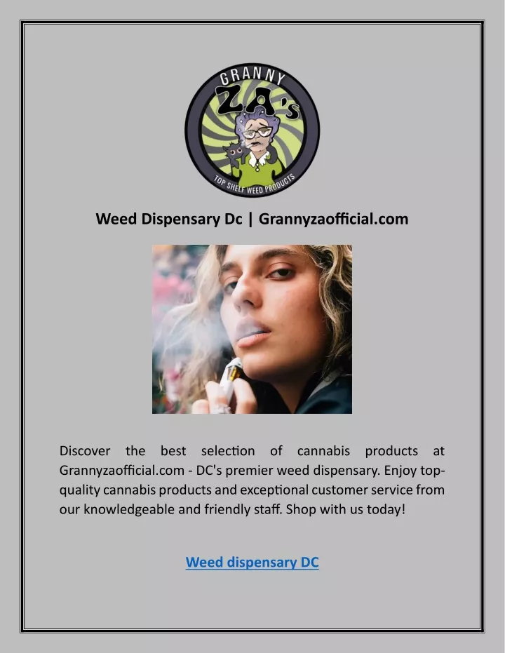 weed dispensary dc grannyzaofficial com