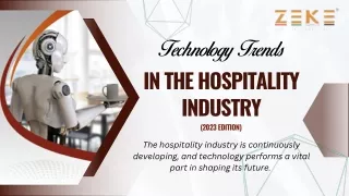 Technology Trends In Hospitality Industry