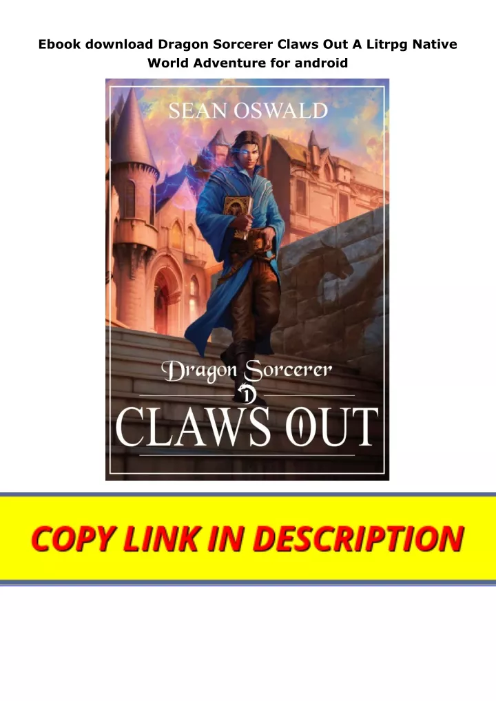 ebook download dragon sorcerer claws out a litrpg