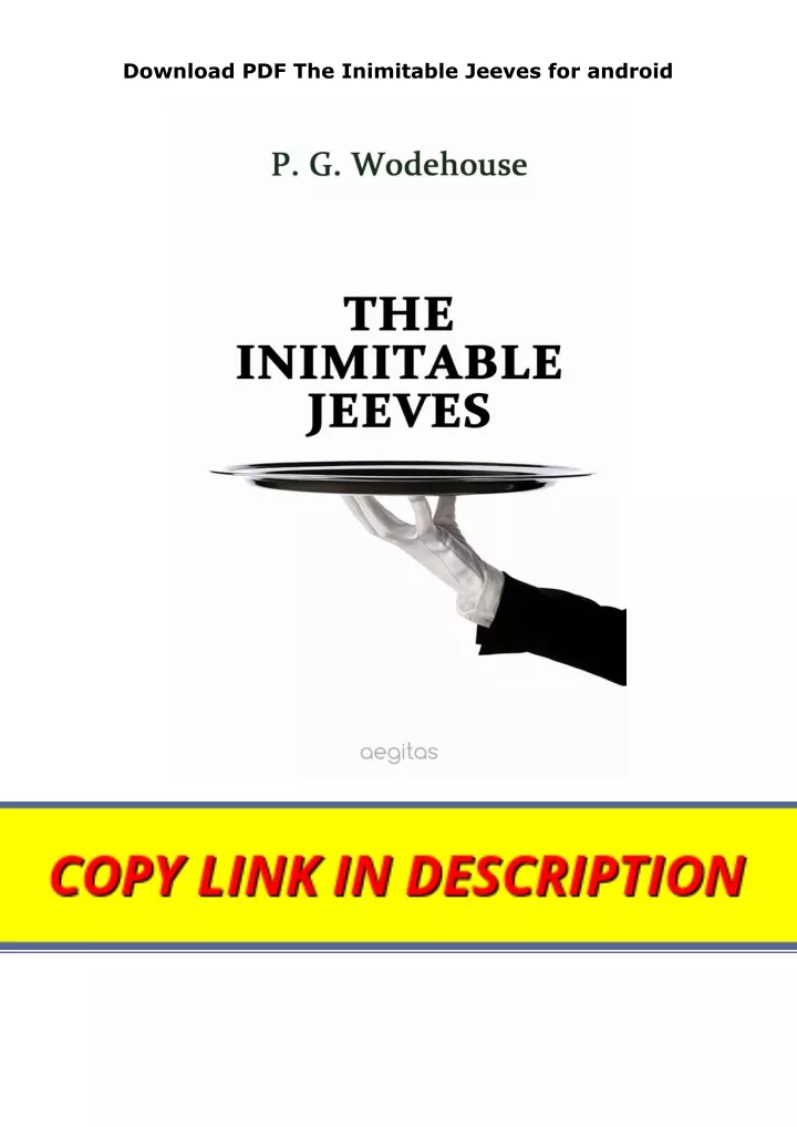 download pdf the inimitable jeeves for android