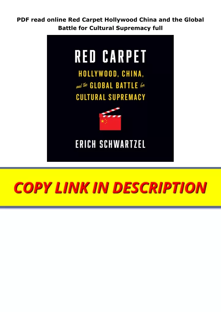 pdf read online red carpet hollywood china
