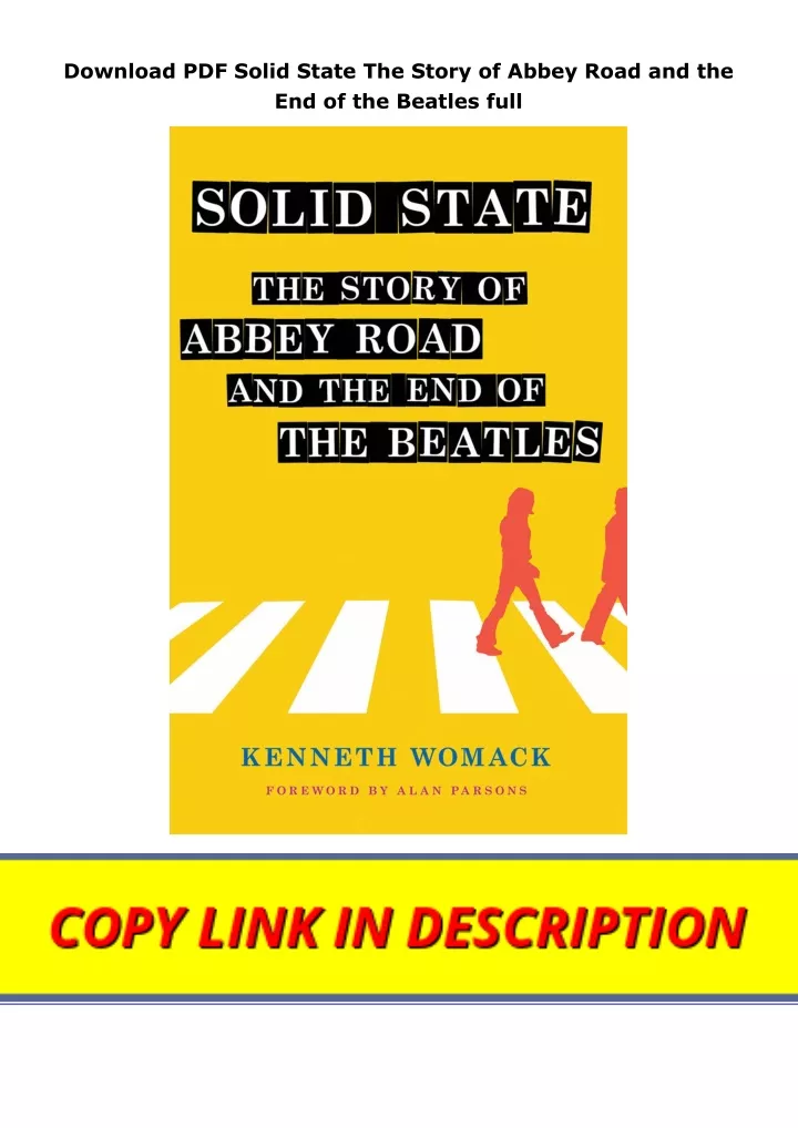 download pdf solid state the story of abbey road