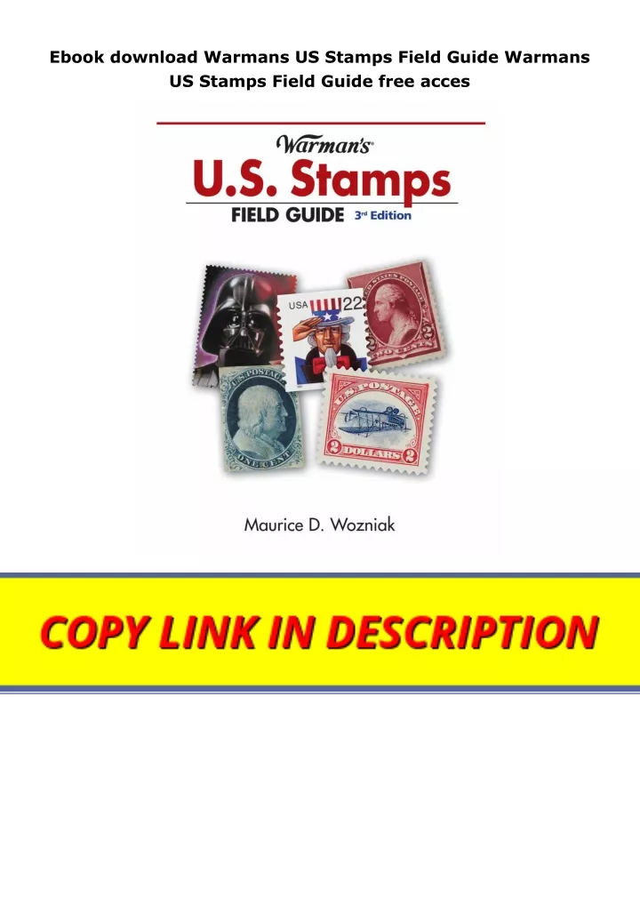 ebook download warmans us stamps field guide