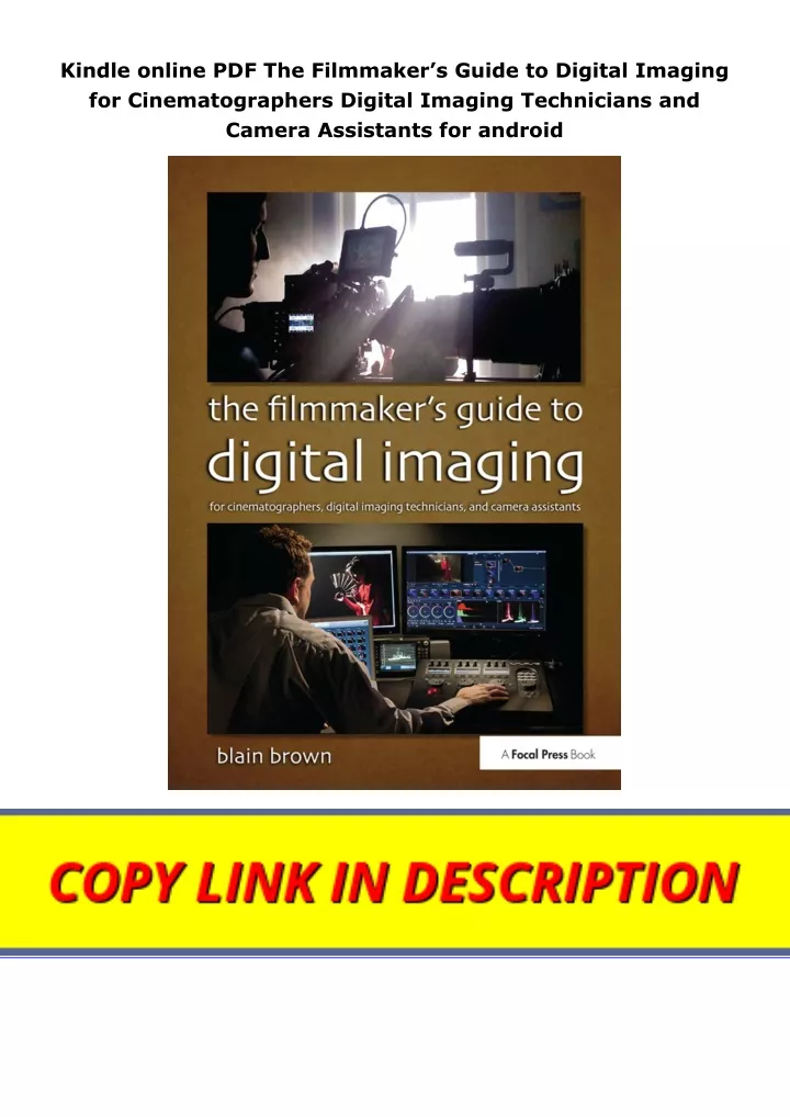 kindle online pdf the filmmaker s guide