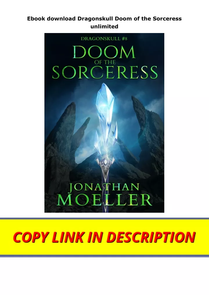 ebook download dragonskull doom of the sorceress