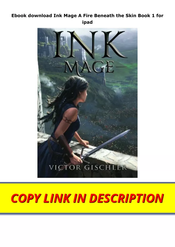 ebook download ink mage a fire beneath the skin