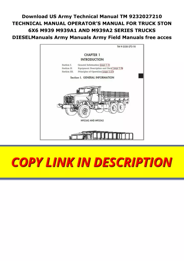 download us army technical manual tm 9232027210