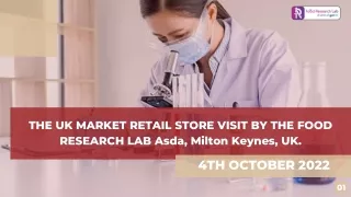 the uk market retail store visit by the food
