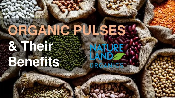 organic pulses their benefits