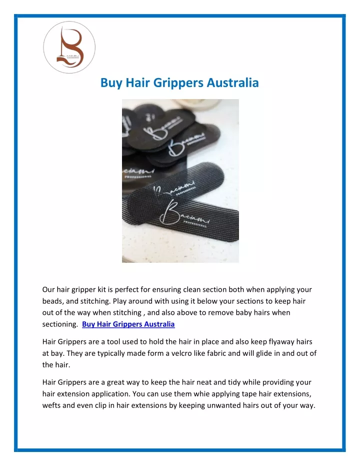 buy hair grippers australia