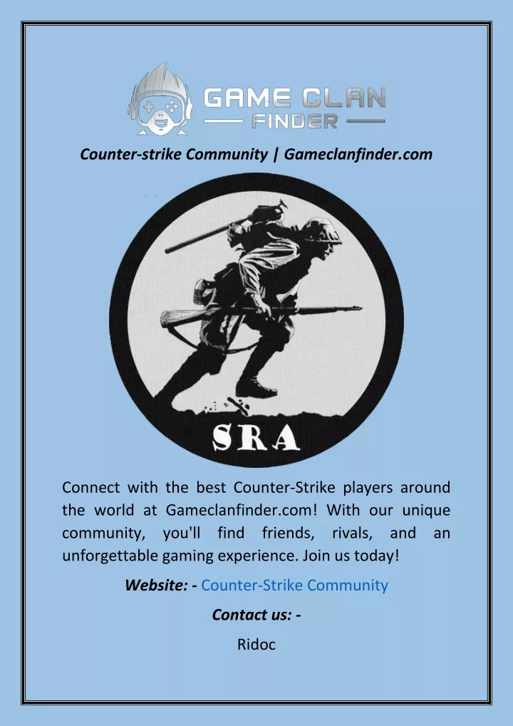 counter strike community gameclanfinder com