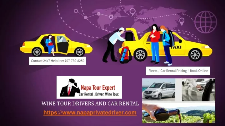 wine tour drivers and car rental https