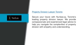 Property Division Lawyer Toronto  Nurilaw.ca