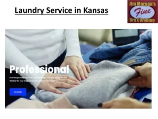 Laundry Service in Kansas