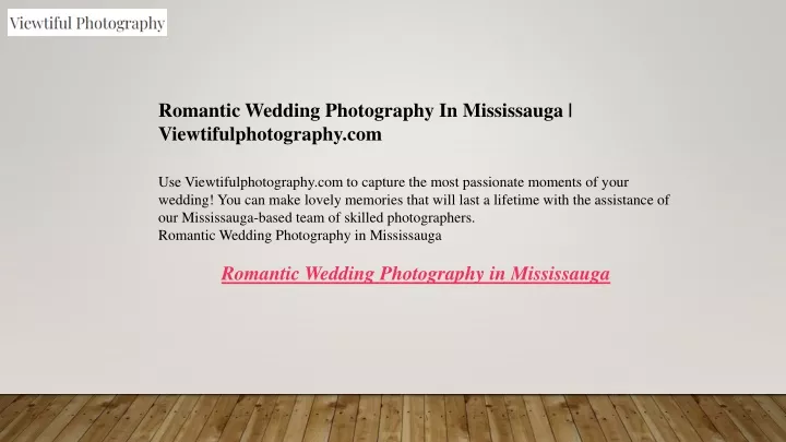romantic wedding photography in mississauga
