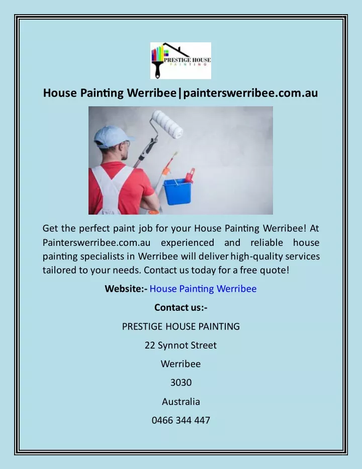 house painting werribee painterswerribee com au