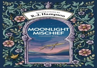 Download PDF Moonlight Mischief Coloring Book (R.J. Hampson Coloring Books)