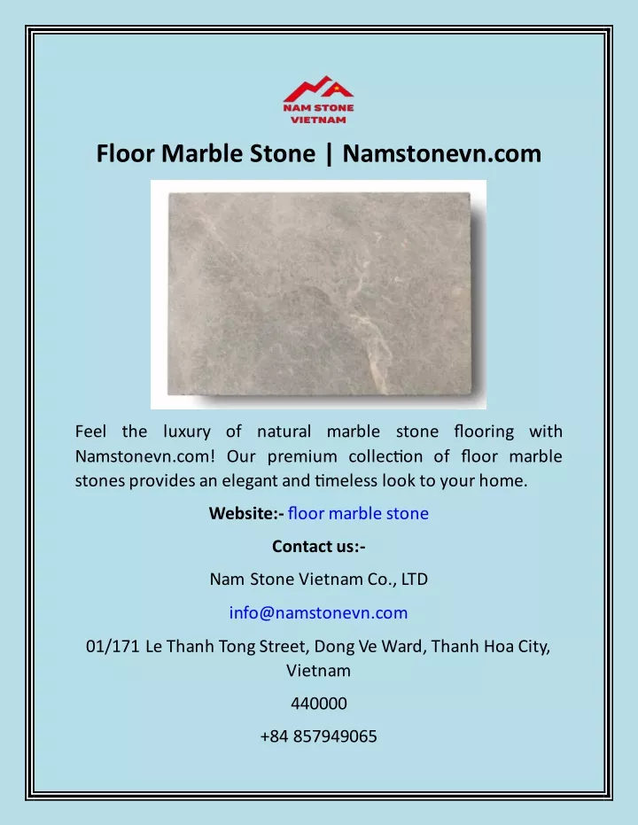 floor marble stone namstonevn com