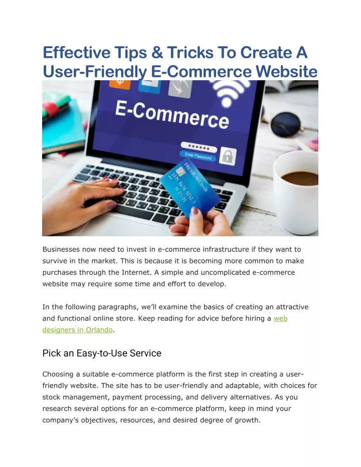 effective tips tricks to create a user friendly