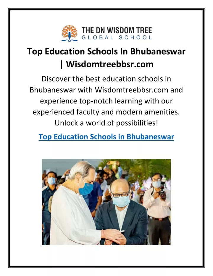top education schools in bhubaneswar