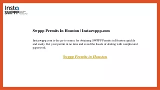 swppp permits in houston instaswppp