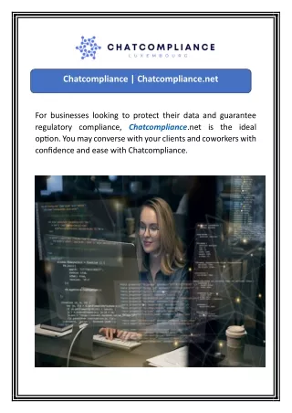 Chatcompliance | Chatcompliance.net