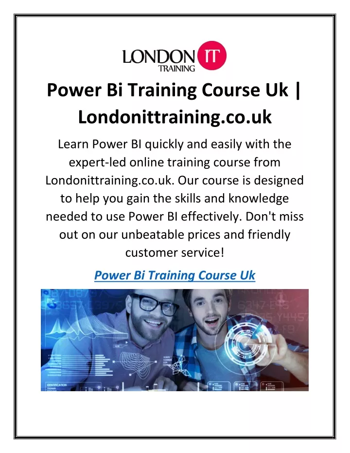 power bi training course uk londonittraining co uk