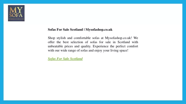 sofas for sale scotland mysofashop co uk shop